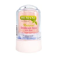 Дезодорант минеральный натуральный с розой 70 г, Hemani
