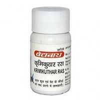 Krimikuthar Ras 80 tab Baidyanath (Бадьянатх Кримикутхар рас)