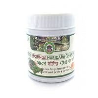 Моринга Харидра гхан вати (Moringa Haridra) - укрепление иммунитета, очищение и детокс / 40 г, Adarsh