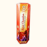 Kesar Chandan (Saffron Sandalwood) Natural Incense (250gm) Gomata (Гомата Шафран Сандал благовония)