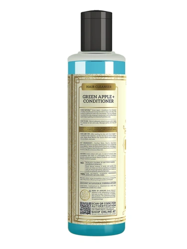 Khadi Herbal Shampoo Green Apple+Conditioner 210 ml фото 2