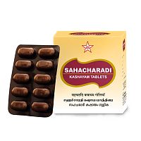 Sahacharadi Kashayam Tablet 1000mg 100Nos (SKM Siddha) СКМ Сиддха Сахачаради кашаям