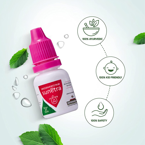 Sunetra Junior eye drop Sreedhareeyam Шридхарьям Сунетра Джуниор капли 10 мл фото 2