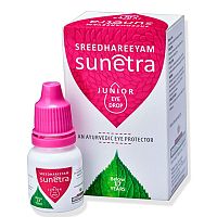 Sunetra Junior eye drop Sreedhareeyam Шридхарьям Сунетра Джуниор капли 10 мл