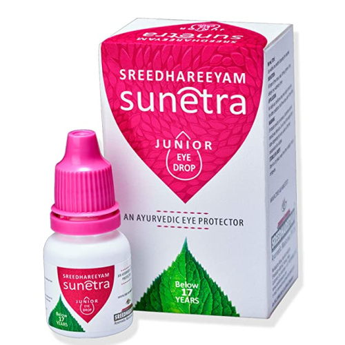 Sunetra Junior eye drop Sreedhareeyam Шридхарьям Сунетра Джуниор капли 10 мл