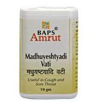 Madhuyeshtyadi vati 10 gr Baps Amrut (Бапс Амрут Мадхуештхади вати)