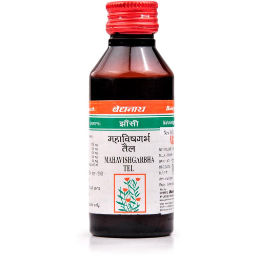 Mahavishgarbha tail Baidyanath Бадьянатх Махавишгарбха масло 50 мл
