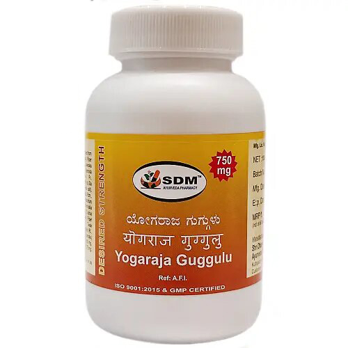 Yogaraj guggulu ds 100t SDM СДМ Йоградж Гуггул ДС