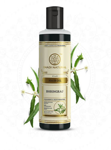 Khadi Herbal Hair Oil Bhringraj (210 ml) фото 3
