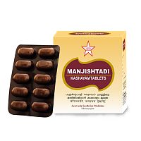 Manjistadi Kashayam Tablet 1000mg 100Nos (SKM Siddha) СКМ Сидха Манджиштади