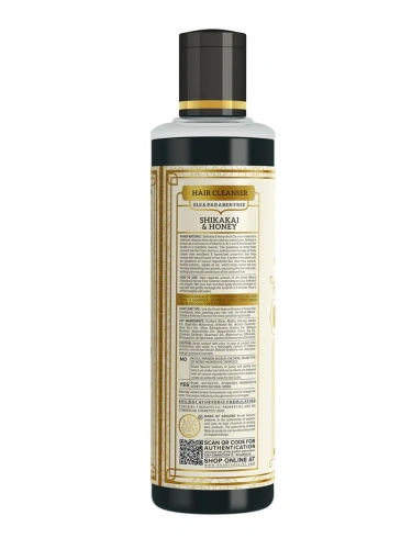Khadi herbal Shampoo Shikakai & Honey (210 ml)  SLS free фото 2